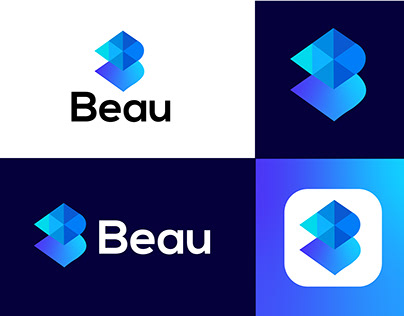 Beau B professional unique logo design for business