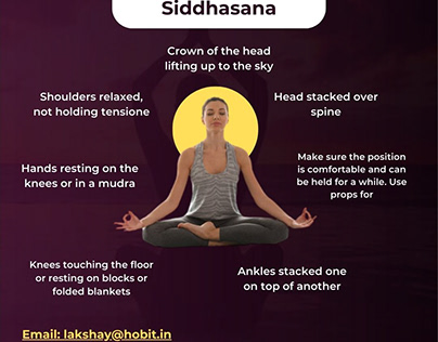 Accomplished pose Siddhasana | Hobit