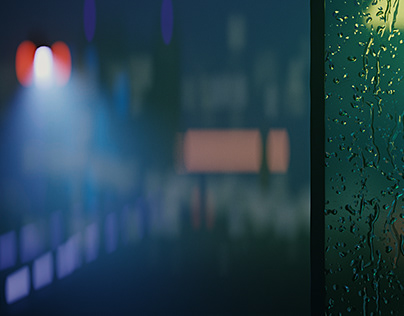 CG image, inspired by the movie bladerunner