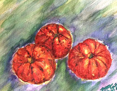 Tomatoes Watercolor