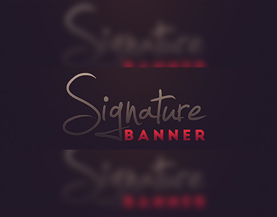 Signature Banner