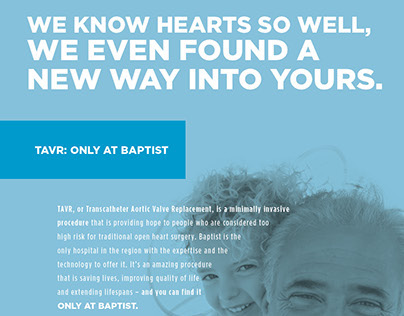 ONLY AT BAPTIST: Heart & Vascular Campaign
