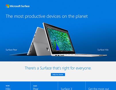 Microsoft Surface - Retail Adaptable Site