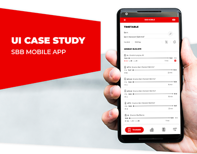 UI CASE STUDY - SBB Mobile App