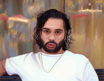 Portraits, Oil on digital canvas