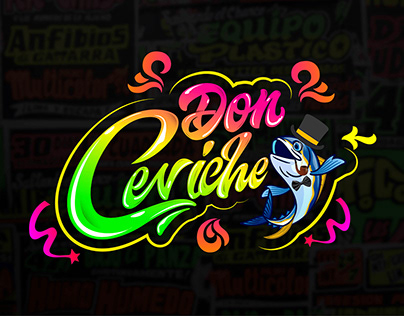 Don Ceviche Lettering Chicha