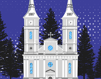 Hometown Church Illustration