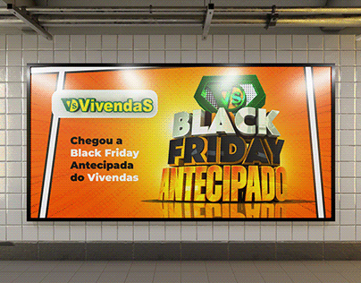 Selo 3D - Black Friday Antecipado Vivendas Supermercado