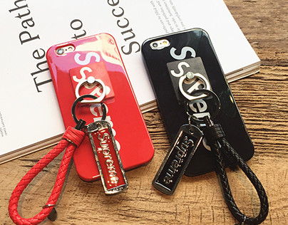 Coque Brand Supreme For iphone Suit Cover Ring Holder