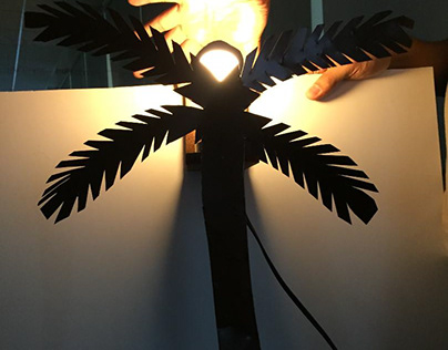 Coconut tree Lamp