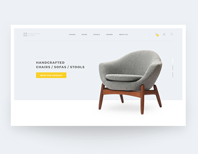 Furniture Web Design Concept