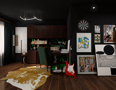 Lenny Kravitz(inspired) 40.8sq.m Hobby Room_2022