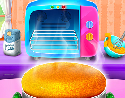 Cake maker game icon