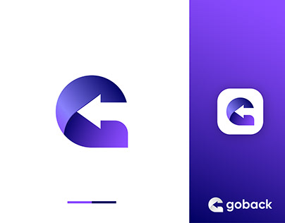 G + Arrow Logo Design