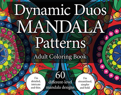 Dynamic Duos Mandala Patterns: Adult Coloring Book