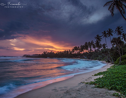 Beaches of southern Sri Lanka.