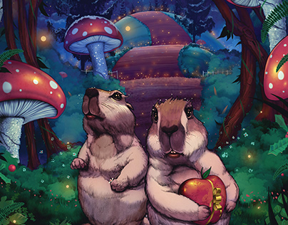 Marmots Magic Christmas - illustration