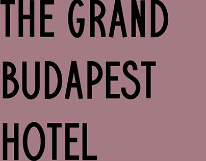Metaphor Project: The Grand Budapest Hotel.