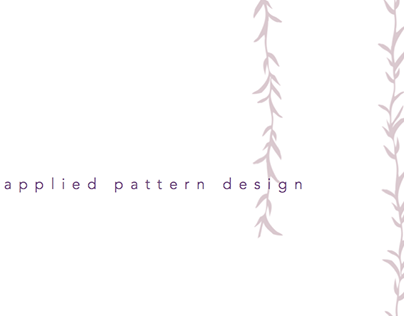 applied pattern design/ packaging