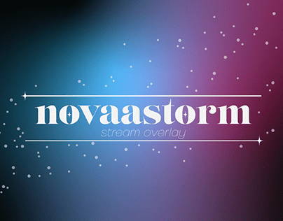 Novaastorm - stream overlay