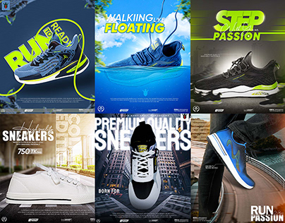 Sneakers Visual design by Tanzid Sakil gfx