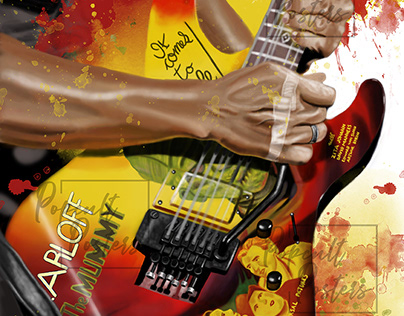 Kirk Hammett's electric guitar