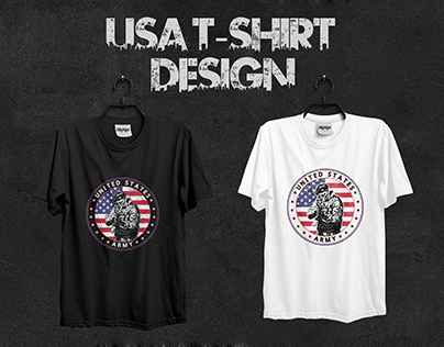 USA T-SHIRT DESIGN / USA ARMY T-SHIRT DESIGN