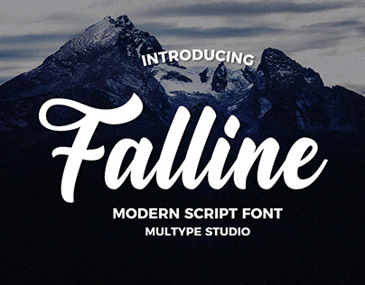 Falline Modern Script Font