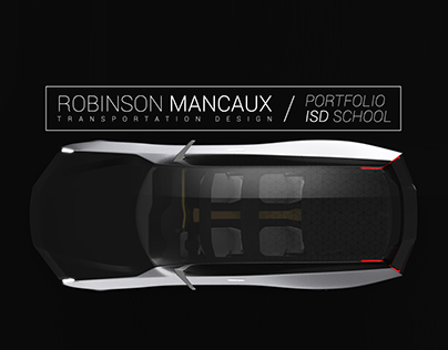 Robinson MANCAUX Portfolio 2016 Transportation Design