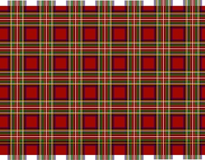 Scottish Tartan (Red)