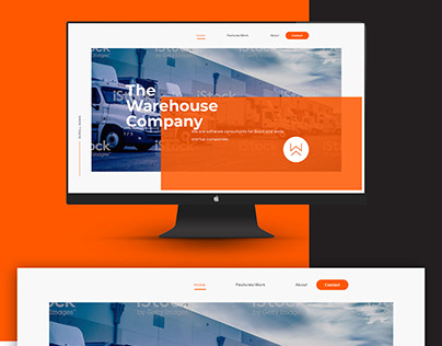 Warehouse Company website design