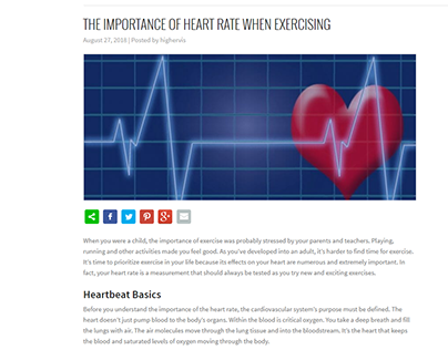 The Importance of Heart Rate when Exercising