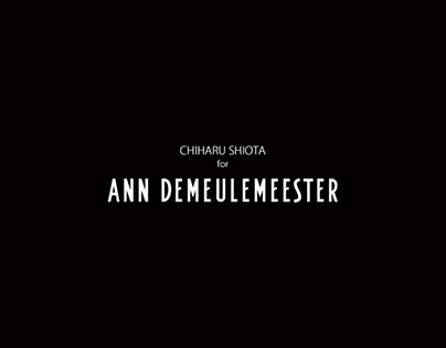 ANN DEMEULEMEESTER video editing_school project