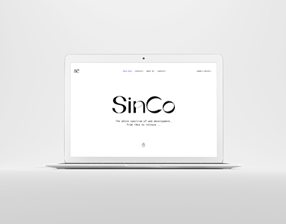 Landing для веб-студии SinCo