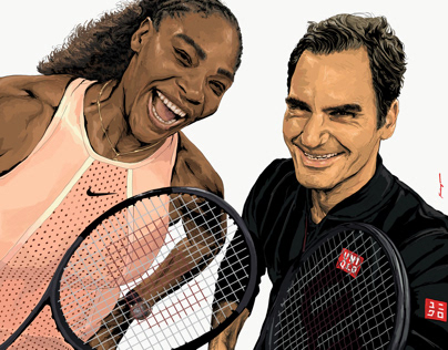 Serena Williams & Roger Federer