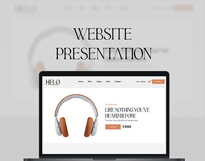 Website Presentation - Helo Headset
