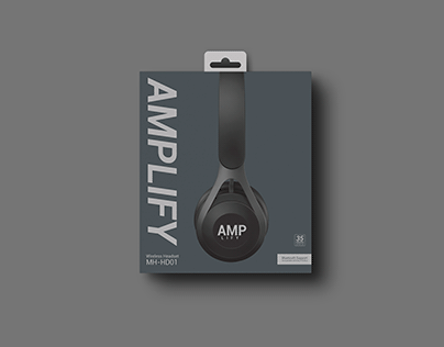 Amplify Headphones Packaging Design