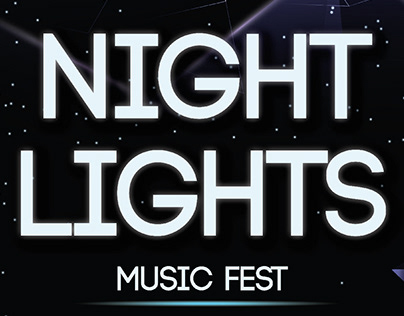 Night Light Music Festival (Billboard Poster)