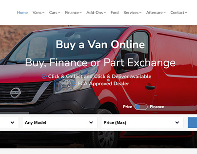 Created a PHP website for dealership motor vehicles