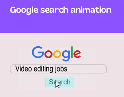 Google Search animation
