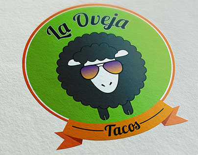 Diseño de isologotipo La Oveja Tacos