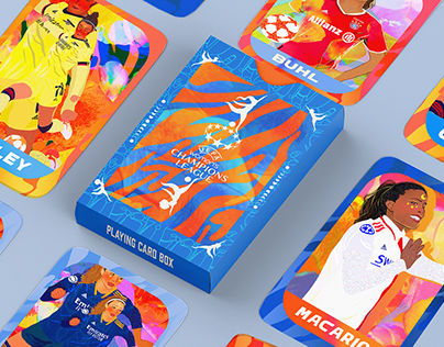 52-Card Deck for UWCL Queens of Football (2021-2022)