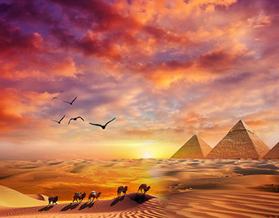 Egyptian Pyramids Design