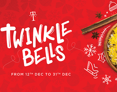 Twinkle Bells - Christmas Poster For Salds & Grill