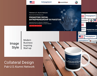 Pak-U.S. Alumni Network's Conference Collateral Design