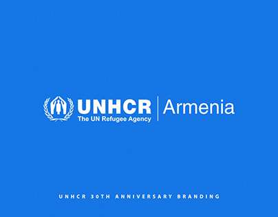 UNHCR 30th anniversary branding