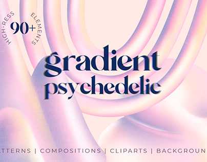 Gradient psychedelic collection