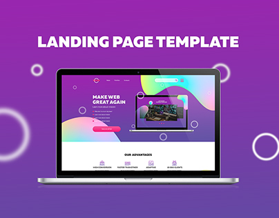 Landing page template/шаблон лэндинга