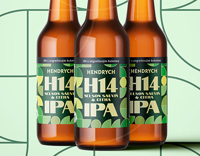 H14 Nelson Sauvin & Citra IPA - beer label