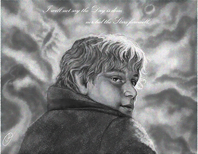 Samwise Gamgee - Journey's End painting